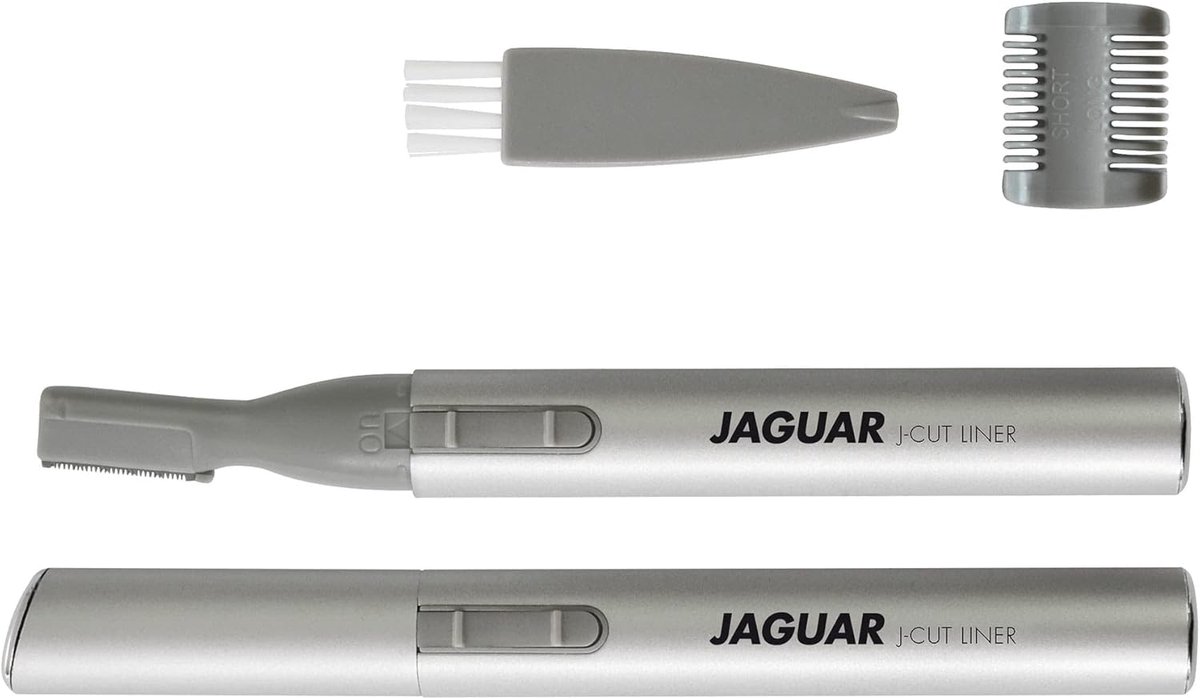SnelShoppen - Mini-trimmer voor wenkbrauwen en baardcontouren - J-CUT LINER op batterijen - Precisie en gebruiksvriendelijk ontwerp - Perfect voor thu
