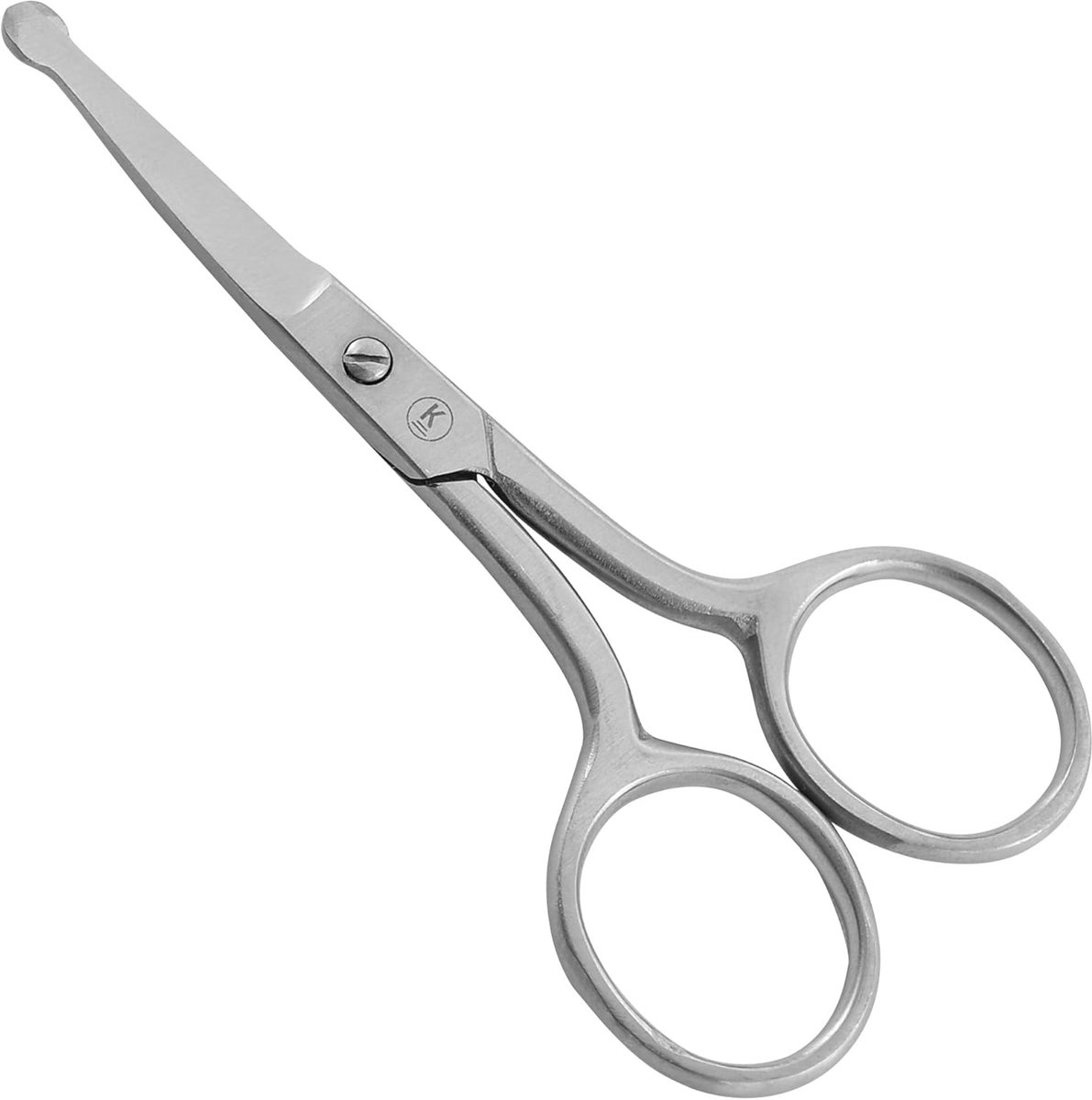 Thijox - Neus- en Oorhaarschaar van Roestvrij Staal, Afgeronde Punt, 9 cm, Veilig en Hygiënisch, Perfect voor Heren en Dames, Ideaal voor Gezicht, Baa