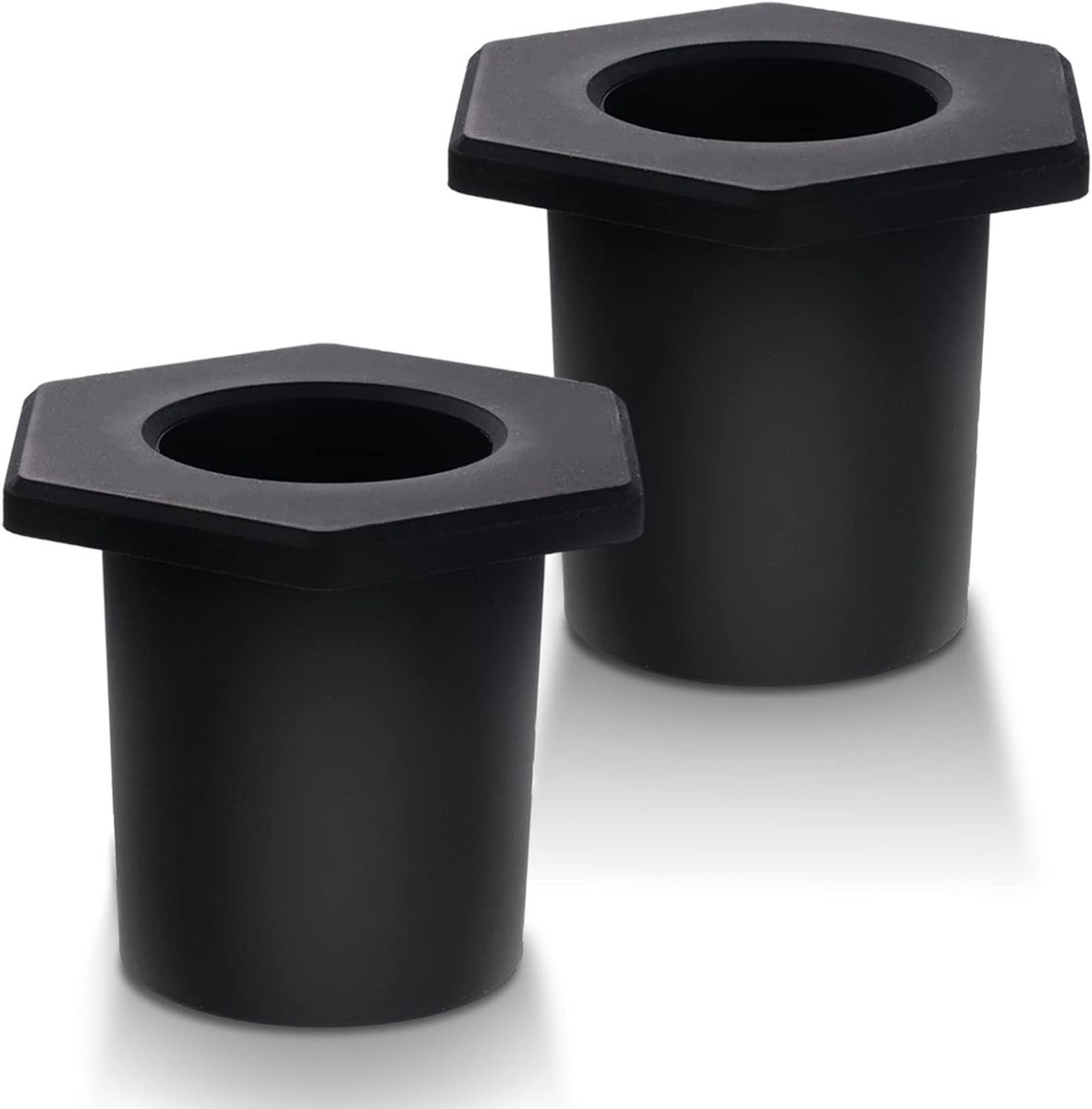 Set van 2 Umbrella Hole Ringen - Cone Wedge Plug en Siliconen Inzet voor Tafelgaten van 5-6,3 cm - Ideaal voor Tuin, Terras en Zwembadgebruik