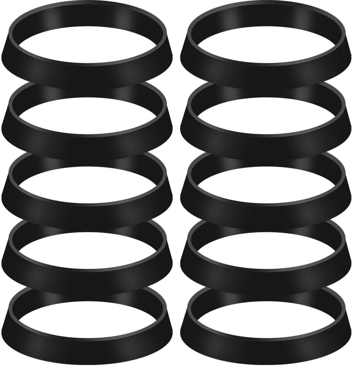 10 Stuks Conische Siliconen Afsluitringen, Rubber Pakking voor Afvoer, Keuken en Badkamer Sanitair