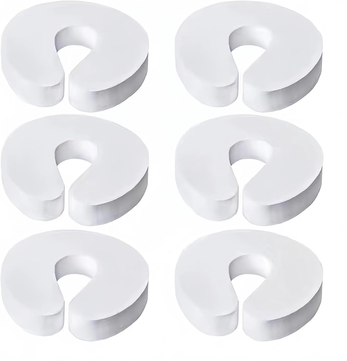 Thijox - Klembescherming voor Deuren, 6 Stuks, Dikke Deurstoppers voor Kinderen, Babyschuim, Deurstoppers voor Deurdiktes van 3-5 cm, Veiligheid, Voor