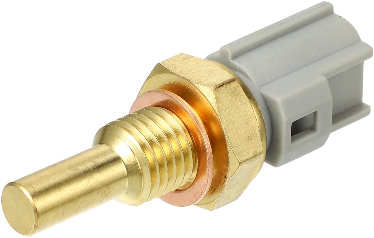 Dailygoods- Watertemperatuursensor Vervangend - Koelmiddeltemperatuursensor - 2 Pinnen - Metaal/Kunststof - 60,5 x 21,5 mm - Geschikt voor Yamaha YZF-R1 2002-2014