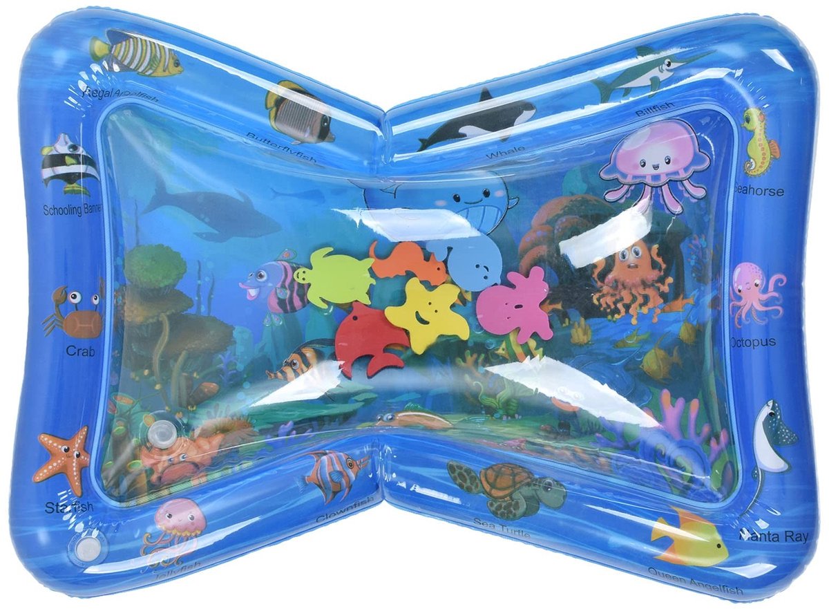 Dailygoods- Watermat - Exclusieve Pat Watermat - Speelmat voor Baby's - Kleurrijke Onderwaterafbeeldingen - Educatief Speelgoed - Geschikt voor Peuters 1-3 Jaar
