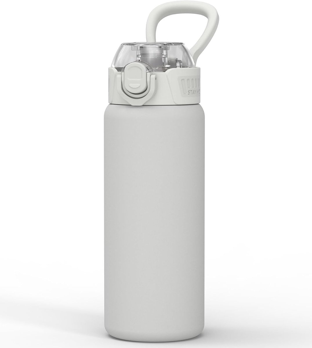 SnelShoppen - 700ml Geïsoleerde Sport Waterfles - Geurvrij Medisch Staal - Snelle Open Deksel voor Dagelijks Gebruik, Reizen, Gym, Kantoor, Cadeau - M