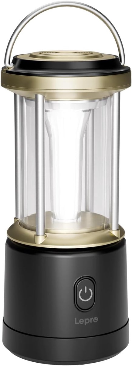 Thijox - LED Camping Lamp Batterij, Draagbare Oplaadbare Lamp voor Buiten, Waterdichte en Schokbestendige Lichtbron, Perfect voor Camping, Tuin, Feest