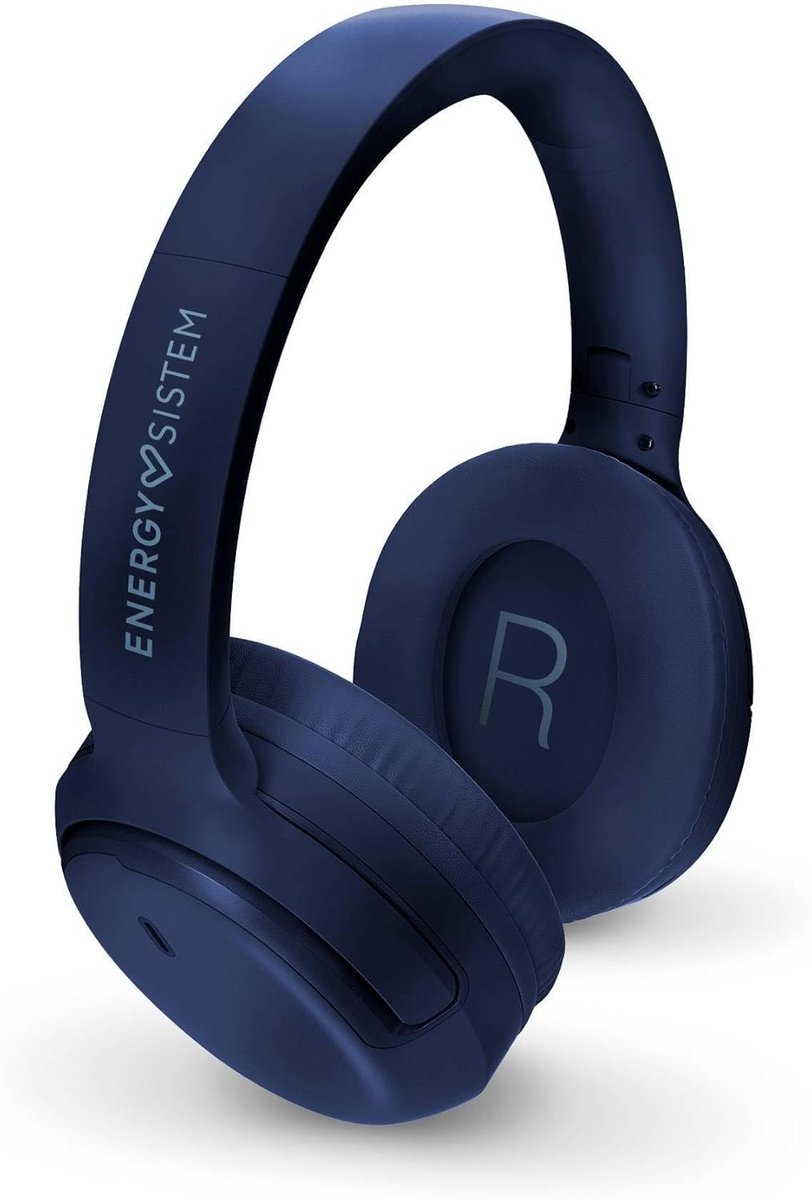 SnelShoppen - Opvouwbare Bluetooth-hoofdtelefoon met 50 uur batterij, snelladen, diepe bas, multi-apparaataansluiting, spraakassistent & gerecycled ku