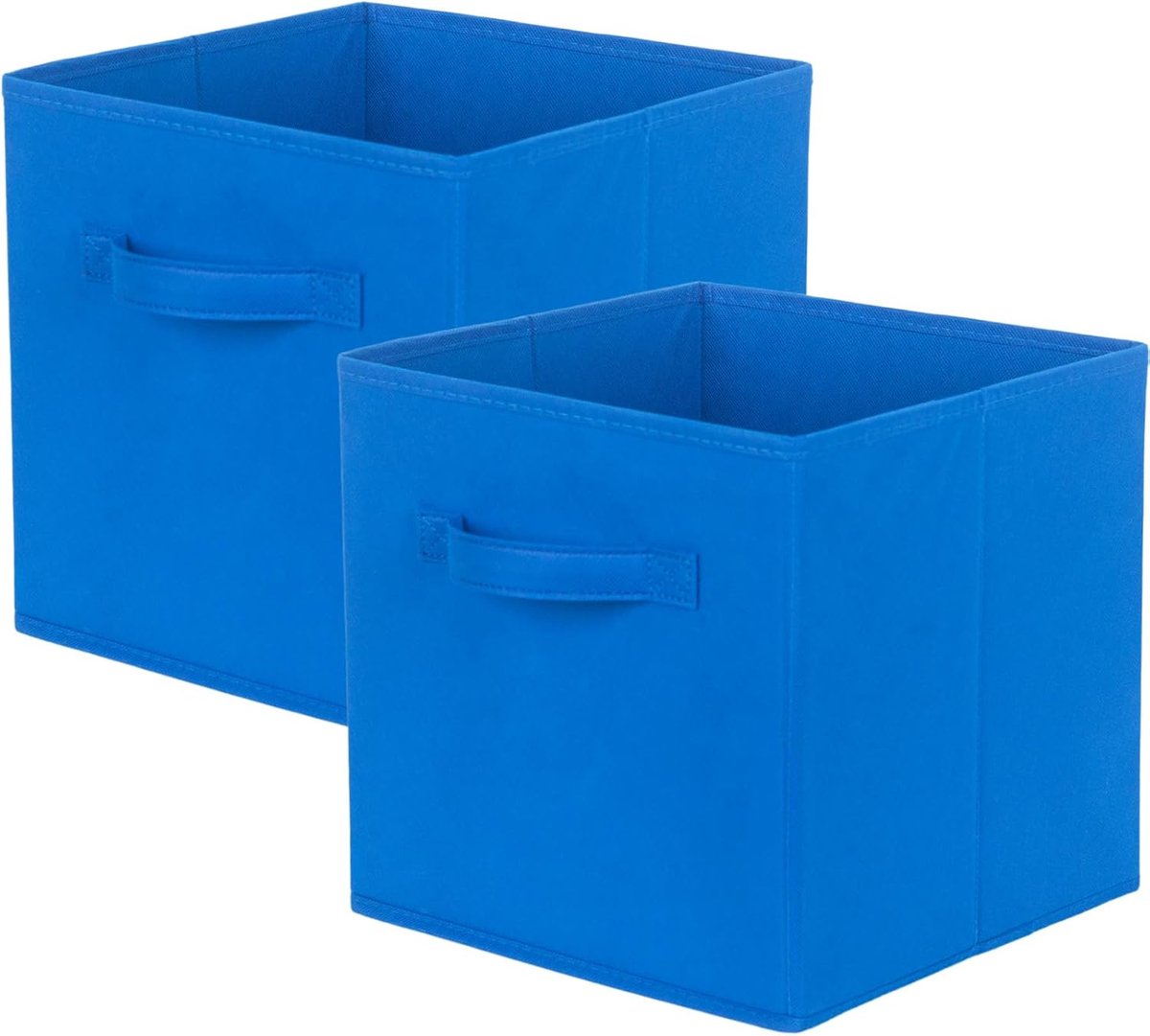Thijox - Opbergdozen Set van 2 - Opvouwbare Stoffen Opbergdozen voor Kasten, Speelgoed en Organisatie - Blauw, Ideaal voor Kinderen, Tuin, Keuken en T