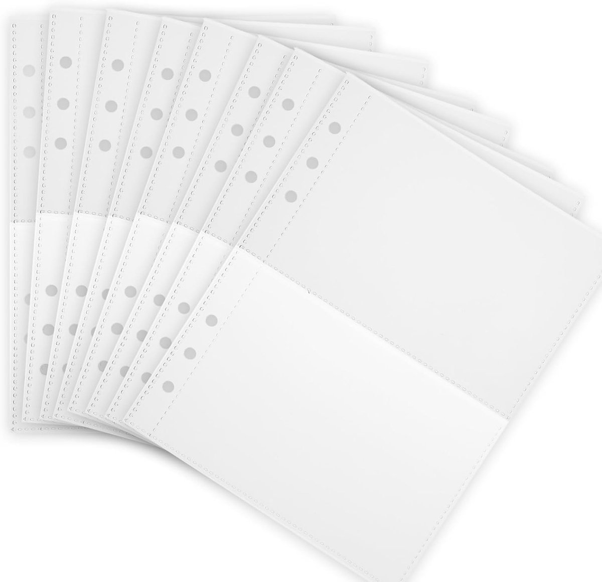 Set van 20 Transparante A5 Ringbandhoezen (6-Ringen) - Beschermhoezen voor Kaarten en Index