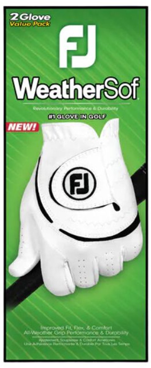 Footjoy Weathersof Golfhandschoen dames 2 Pack 2024 Maat L van Footjoy — afbeelding 2