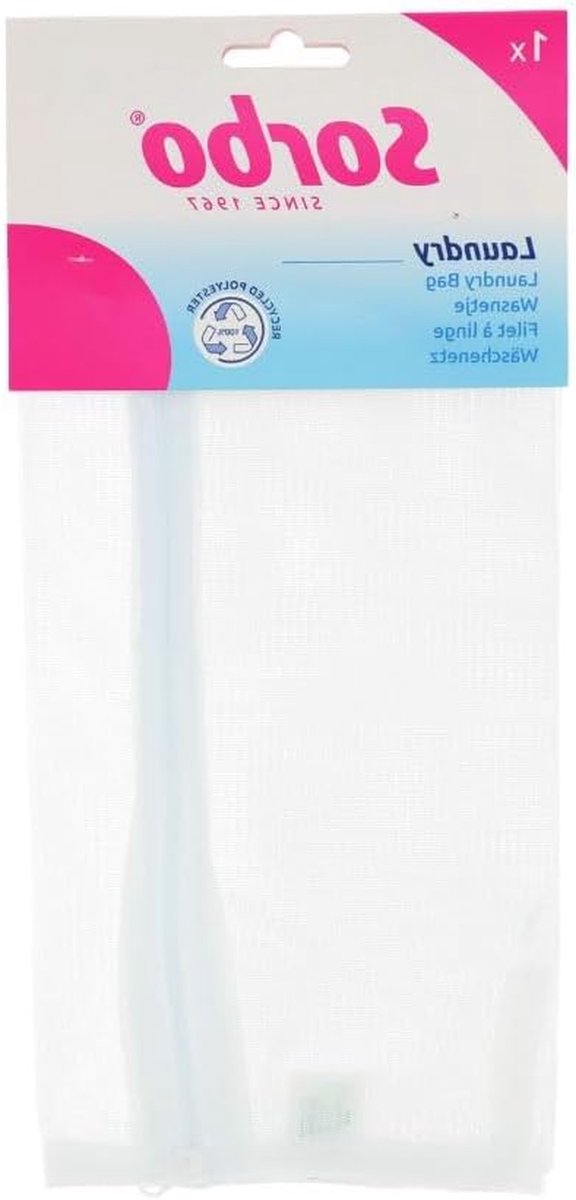 Wasknijperzak - Waszak - Kleding Beschermen - Ritssluiting - 30x40 cm - Multicolour