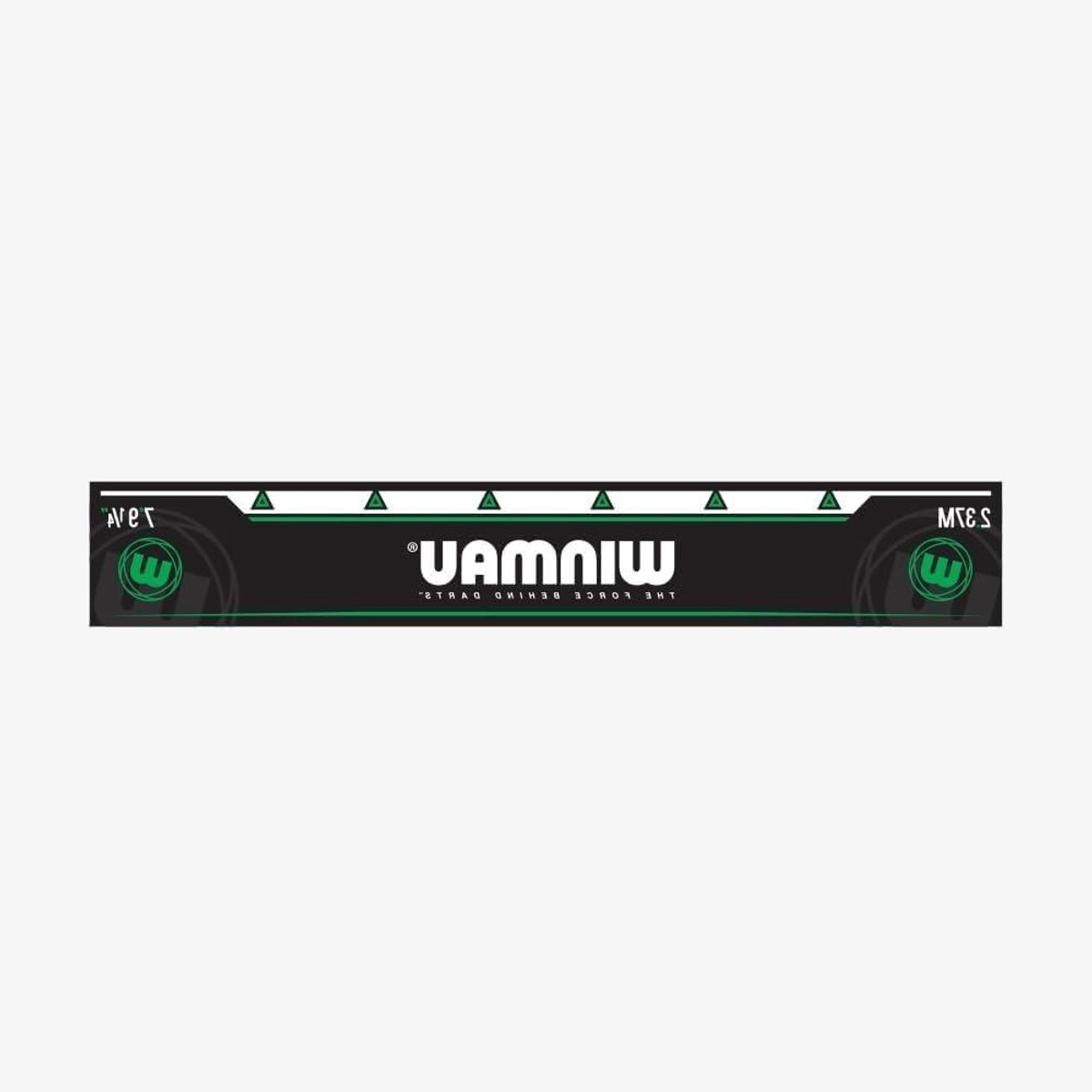 Dart Werp Lijn - Oche Markering - Darts Spelen - Zelfklevend Plastic - 56 x 9 cm - Zwart