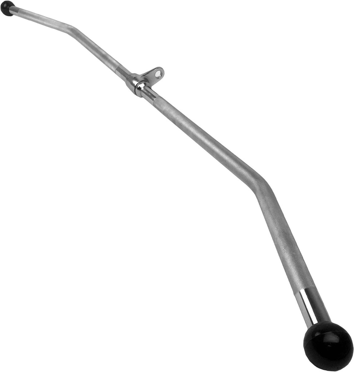 Pulley Bar - Lat Stang - Bovenlichaam Trainen - Brede Comfortabele Grip - 120 cm - Zilver