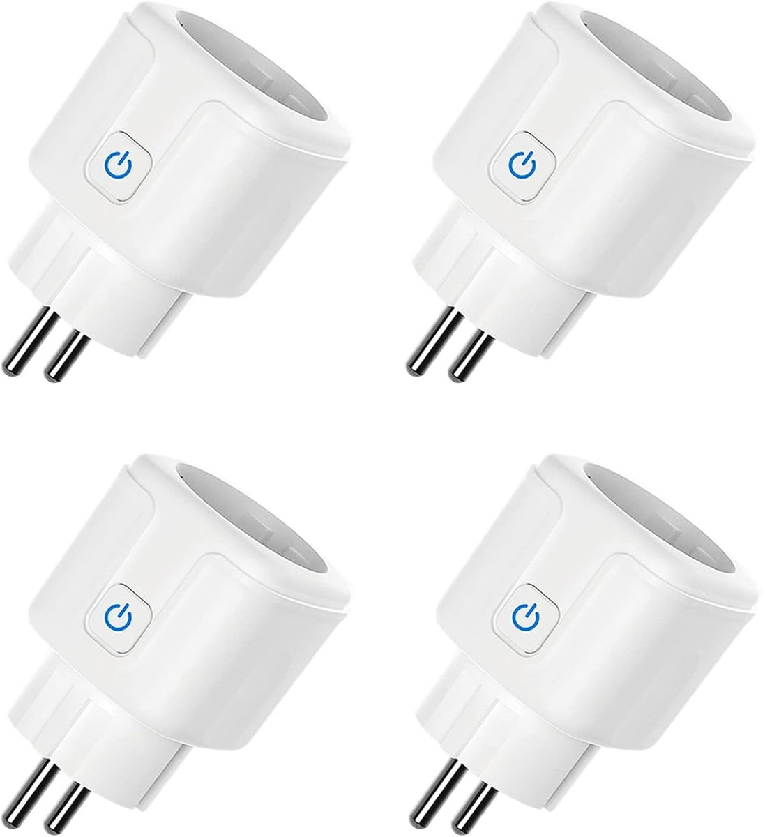 SnelShoppen - ZigBee Smart Socket 16 A 3680 W met Afstandsbediening / Spraakbesturing, Intelligente Stekker, Meet Energieverbruik, 2.4 G WiFi Socket,