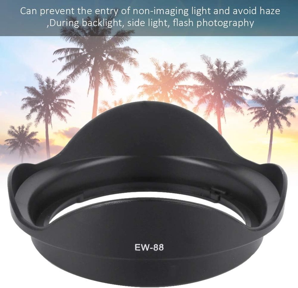 Duurzame Kunststof Cameralenskap voor EF 16-35 mm F/2.8L II USM-lenzen, Zwart, Bescherming, Accessoire, Fotografie