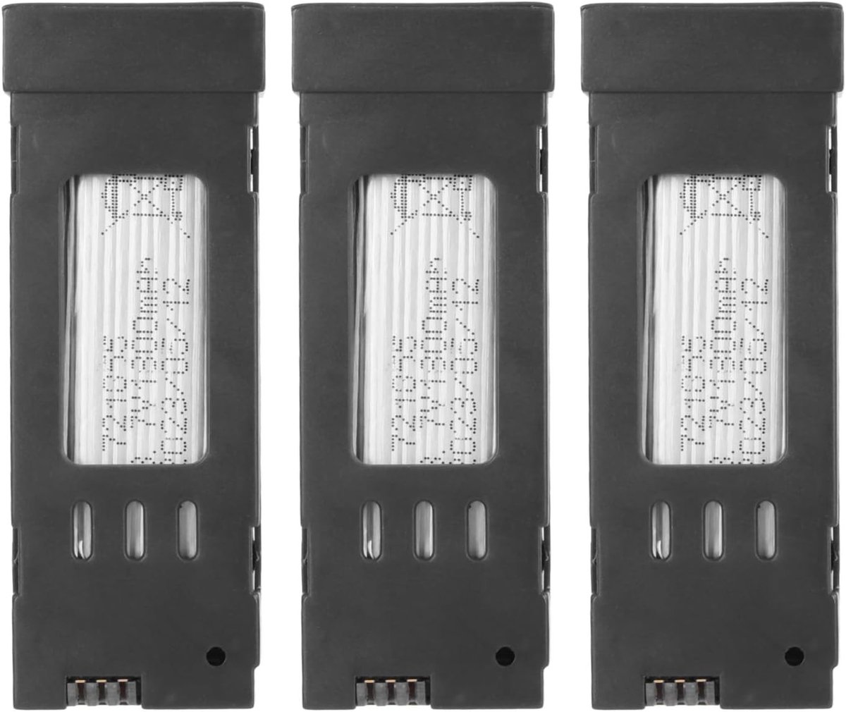 Hoge capaciteit 3.7V 1800mAh lithium batterij voor drones, 3 stuks reservebatterijen met oplaadkabel