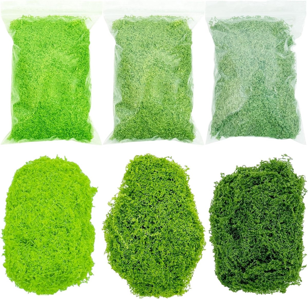 Natuurlijke Kunstgras Planten, Nepproduct voor Potplanten, Decoratief Mos voor Tuin, Bloemstukken en Tafelcentra