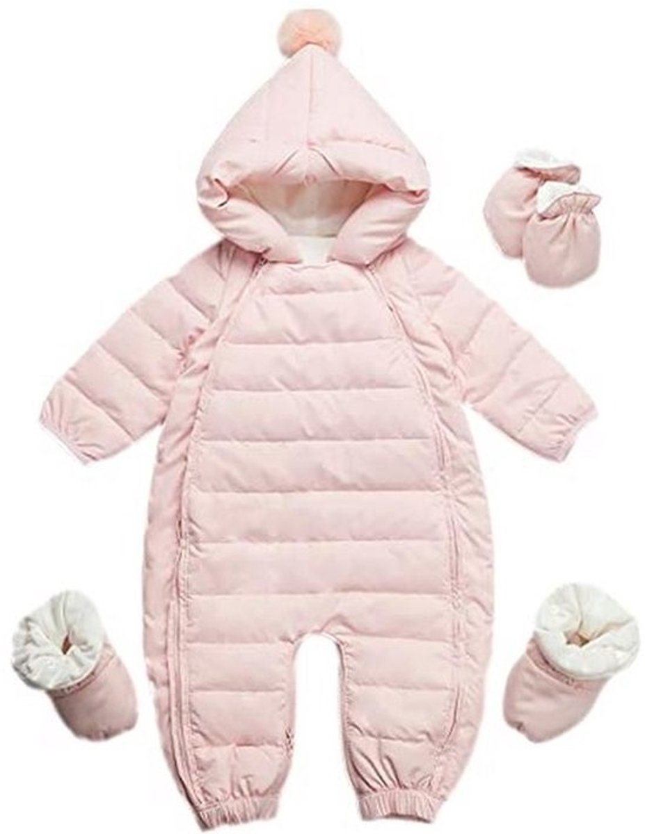Babyoverall met capuchon - Sneeuwpak voor jongens en meisjes 3-24 maanden