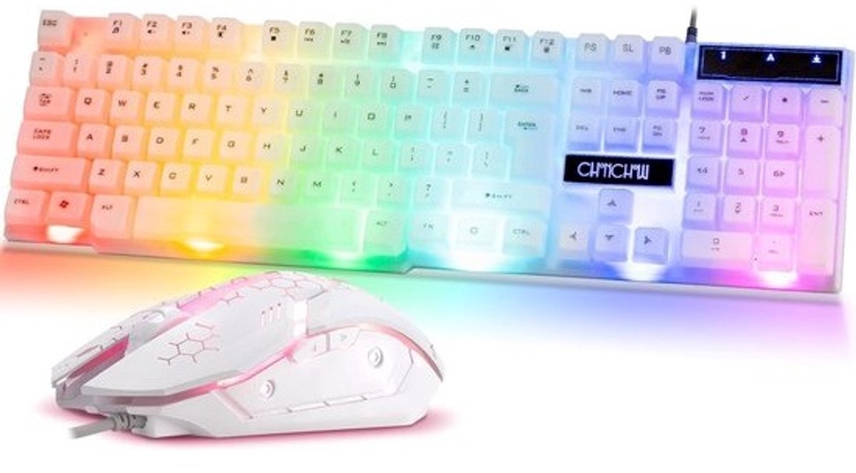 RGB Gaming Toetsenbord en Muis Combo met LED Verlichting