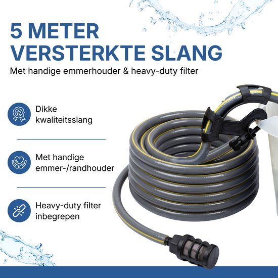 Vosoi Draadloze Hogedrukreiniger - Hogedrukspuit op Accu - Hogedrukreiniger Auto - Terrasreiniger met LCD Display - 6 Spuitstanden - 2x 21V Accu van Vosoi — afbeelding 4