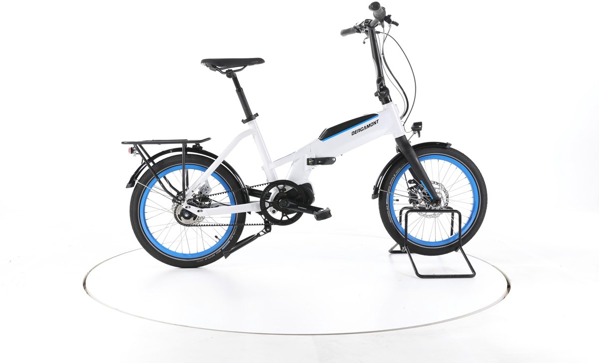 Bergamont Paul-E EQ Expert Vouw E-Bike Shimano Accu 504Wh 20" wit Pro Refurbished