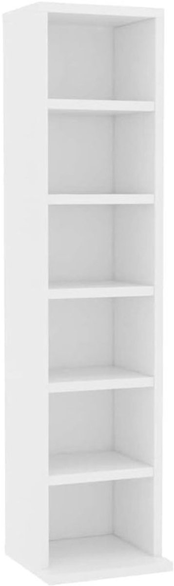 Cd-Kast Wit - Ruime Opbergkast voor CD's en Accessoires | Stijlvol en Praktisch Meubel
