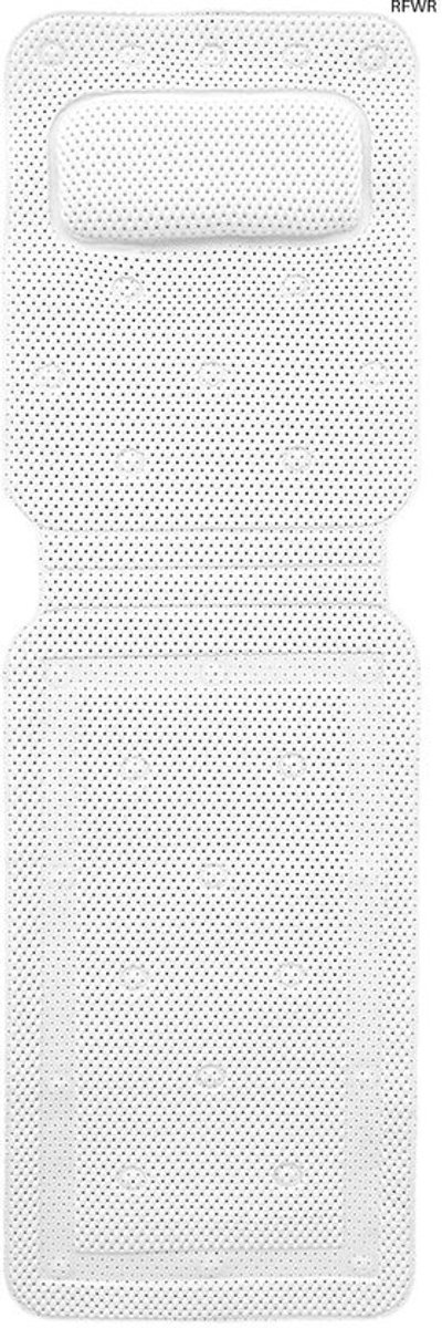 RFWR® Comfortabele badmat met kussen voor volledige lichaamsontspanning - Antislip, sneldrogend en ademend ontwerp