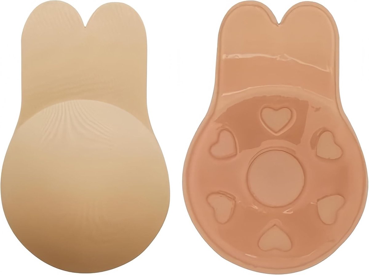 Set van 2 onzichtbare push-up beha's met zelfklevende lijm, ideale lift-up oplossing voor rugvrije jurken en open rug outfits