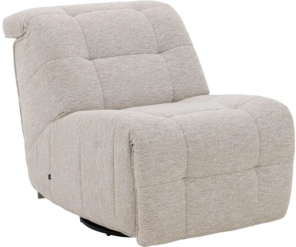 Goossens Fauteuil Benji - Stof - Wit