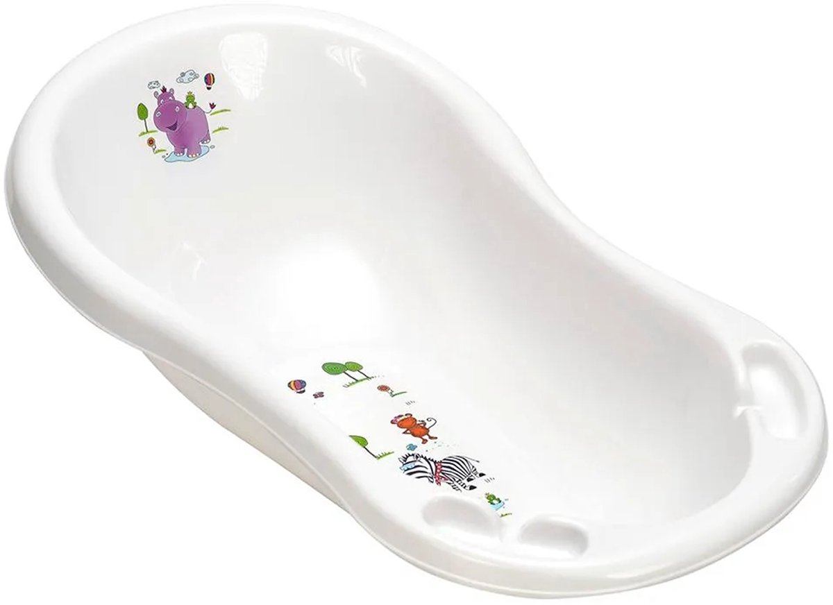 Keeeper Hippo Babybadje 84x49x29cm Wit 84 x 49 x 29 cm Kinderen