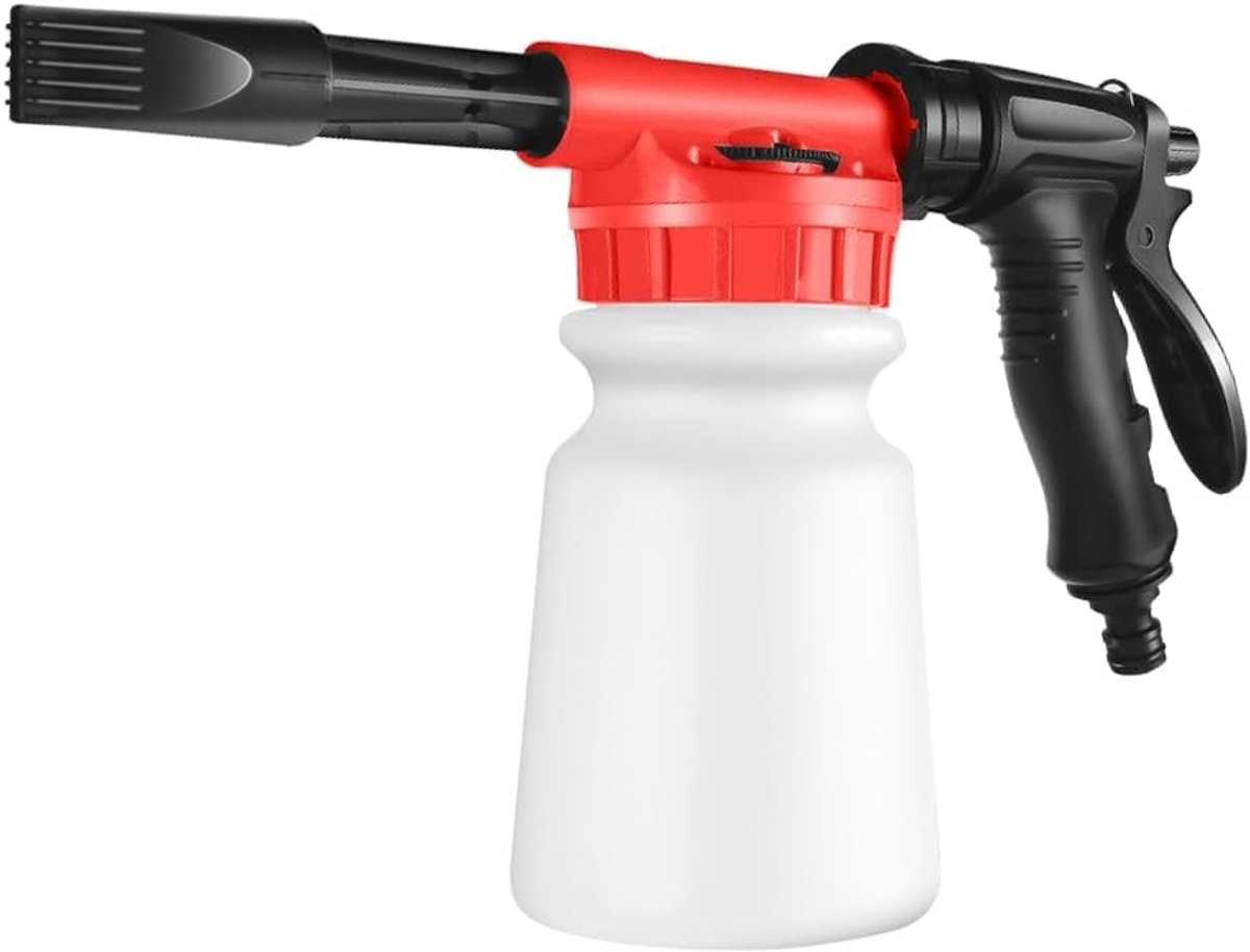 Waterspuit verstuiver - Rood - 1000 ml - Verstelbaar - Voor het wassen van voertuigen
