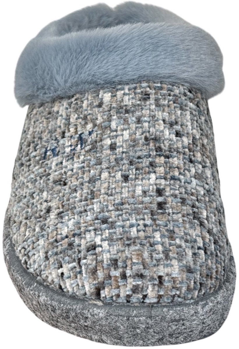 River Woods Pantoffel Blauw - Maat 41
