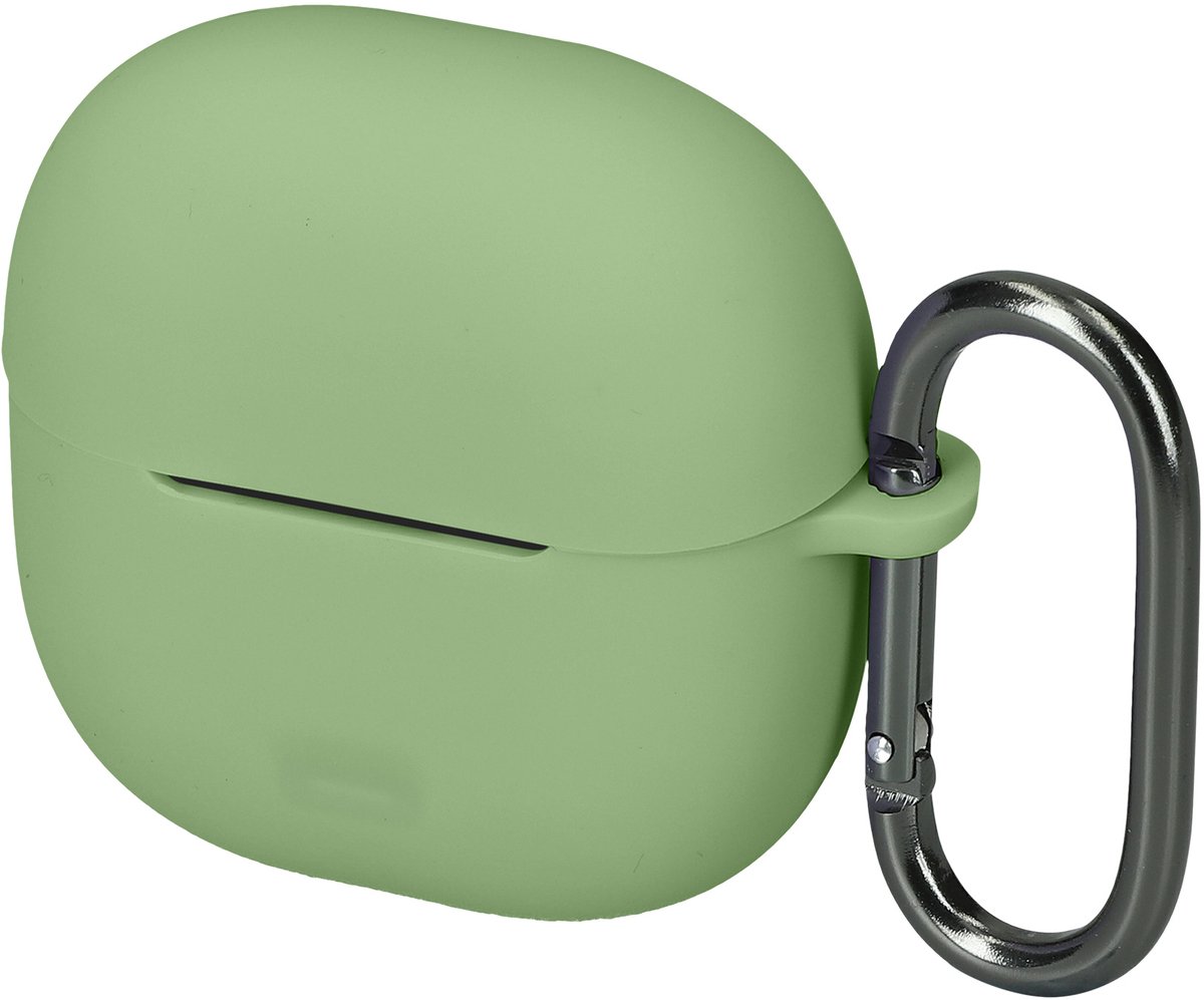 kwmobile cover voor oordopjes case - geschikt voor Xiaomi Redmi Buds 8 Lite - Trendy beschermhoes draadloze oordopjes in lichtgroen
