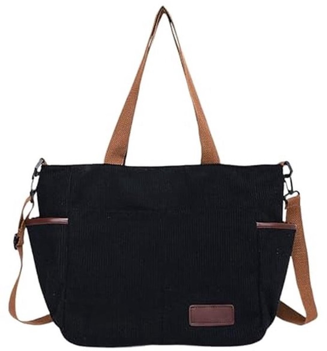 Dames Schoudertas Grote Shopper Handtas voor Werk, Office, Reizen, Winkelen en School met Rits