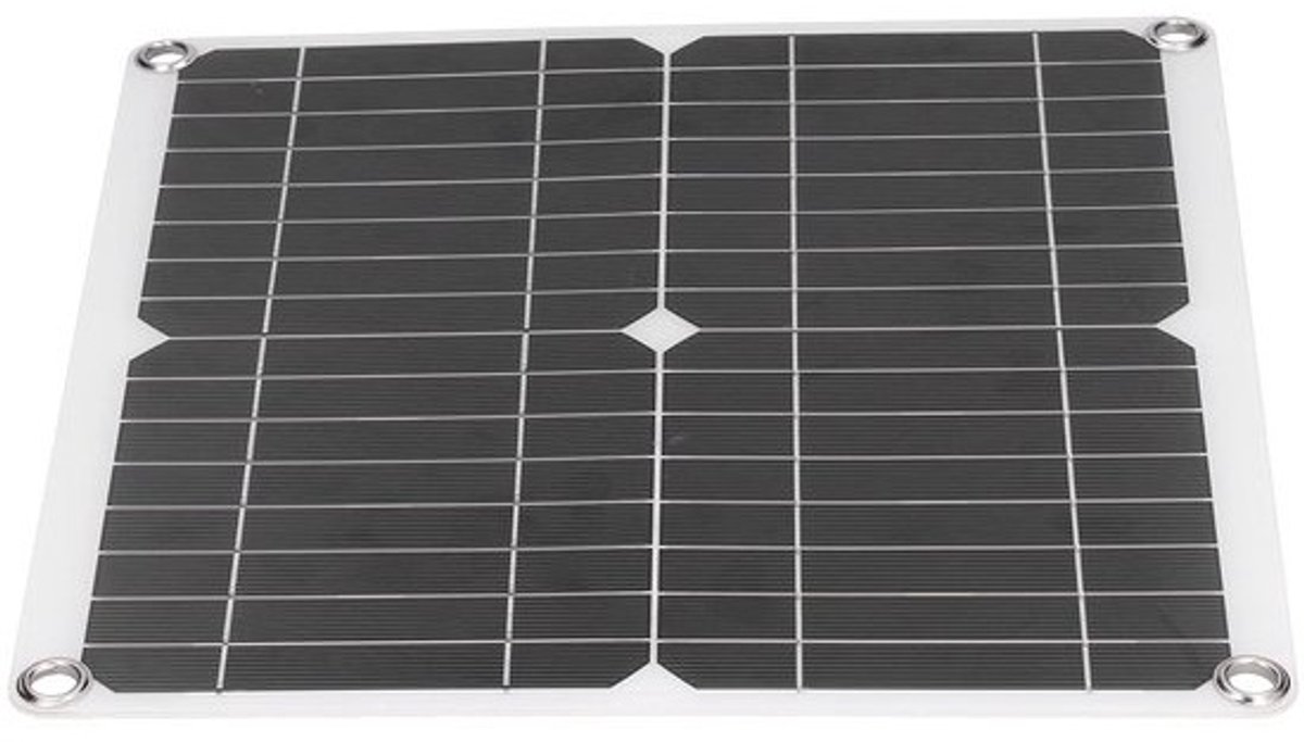 Allecto - Zonnepaneel Kit - Flexibel en Monokristallijn - 40W - Waterdicht IP65 - Duurzaam en Efficiënt - Energieoplossing - Geschikt voor Buitenge...