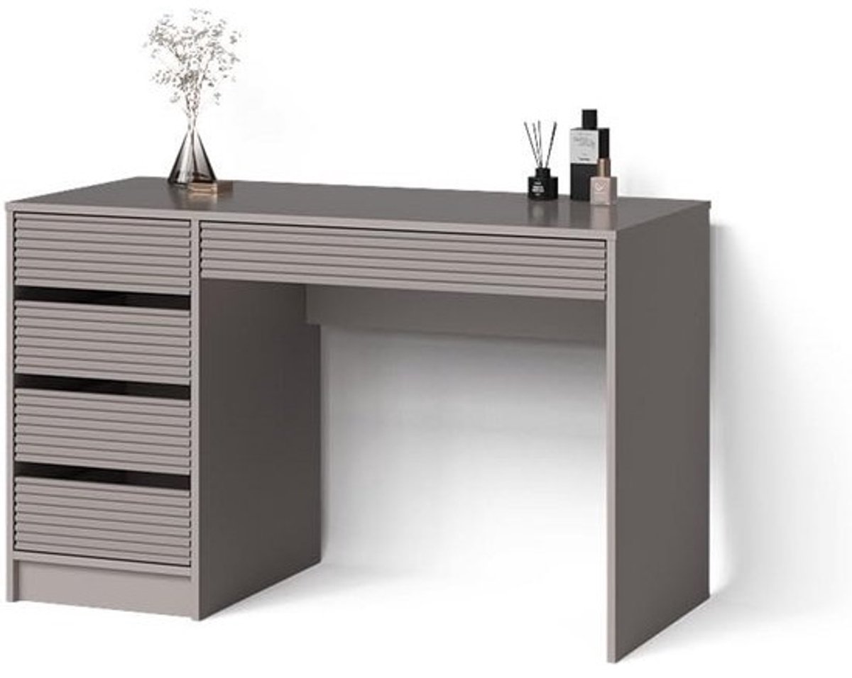 Moderne Kaptafel Imola in Kasjmier Look - Make-up Tafel Zonder Spiegel