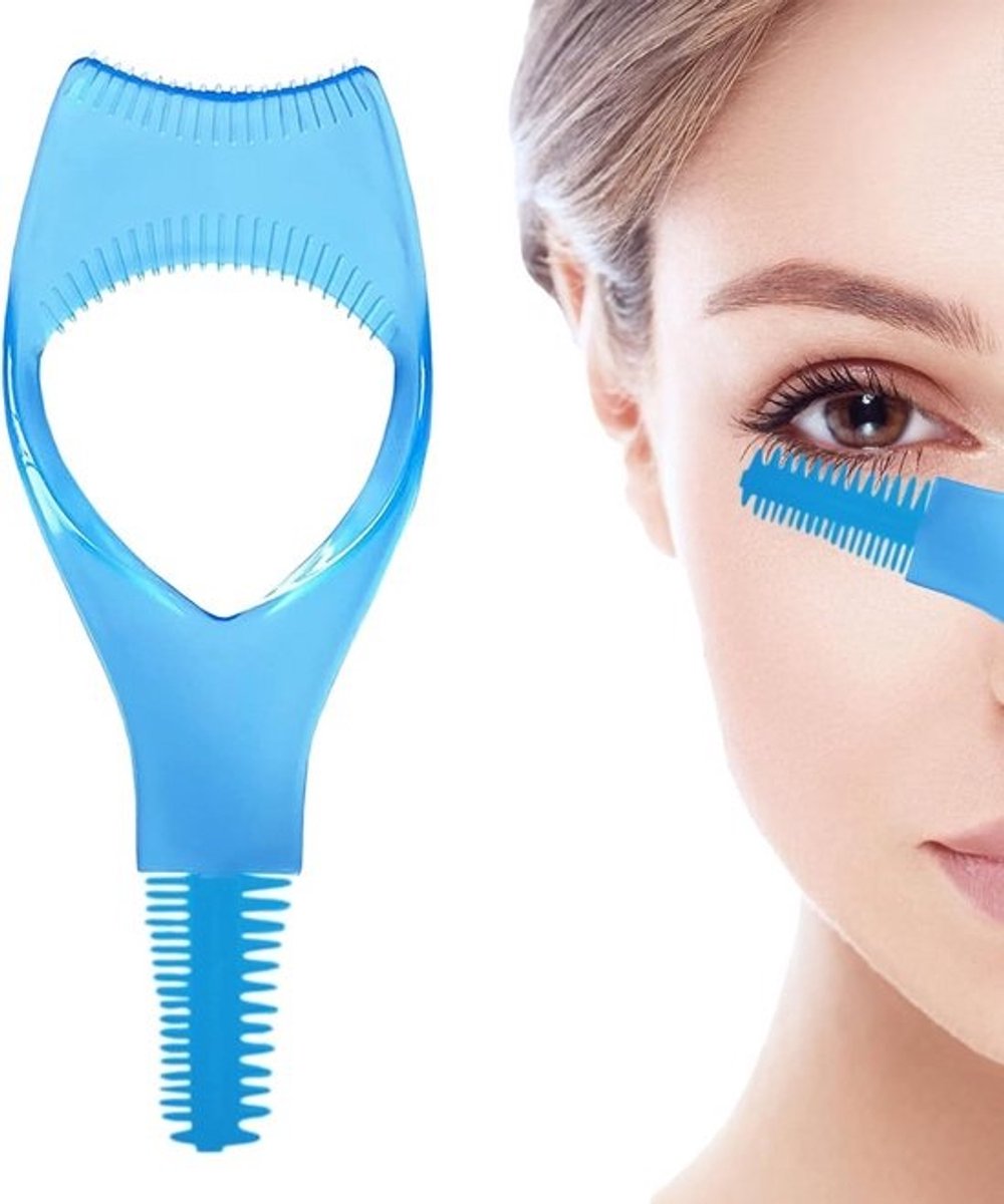 Mascara Sjabloon Set: Wimper Applicator, Schild voor Bovenste & Onderste Wimperlijn, Inclusief Wimperkam