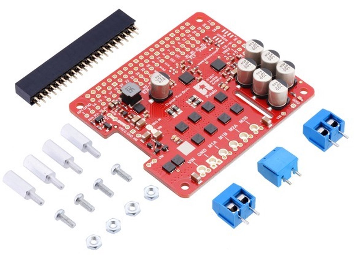 Dual G2 High-Power Motor Driver 24v14 for Raspberry Pi Pololu 3752