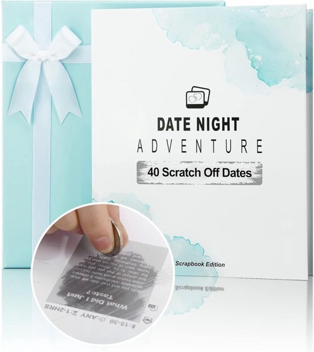 Avonturenboek voor Koppels - Date Night Spelletjes - Romantische Avonden - 40 Kras Uitdagingen