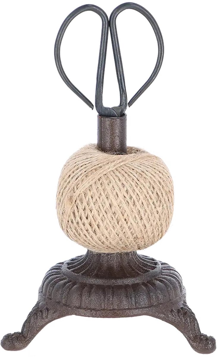 Esschert Design Touwhouder met Schaar Klassiek - Gietijzer