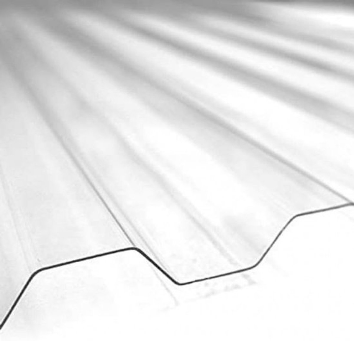Golfplaten - Dakplaten - Waterdicht Maken - Slagvast Polycarbonaat - 126x200cm - Transparant
