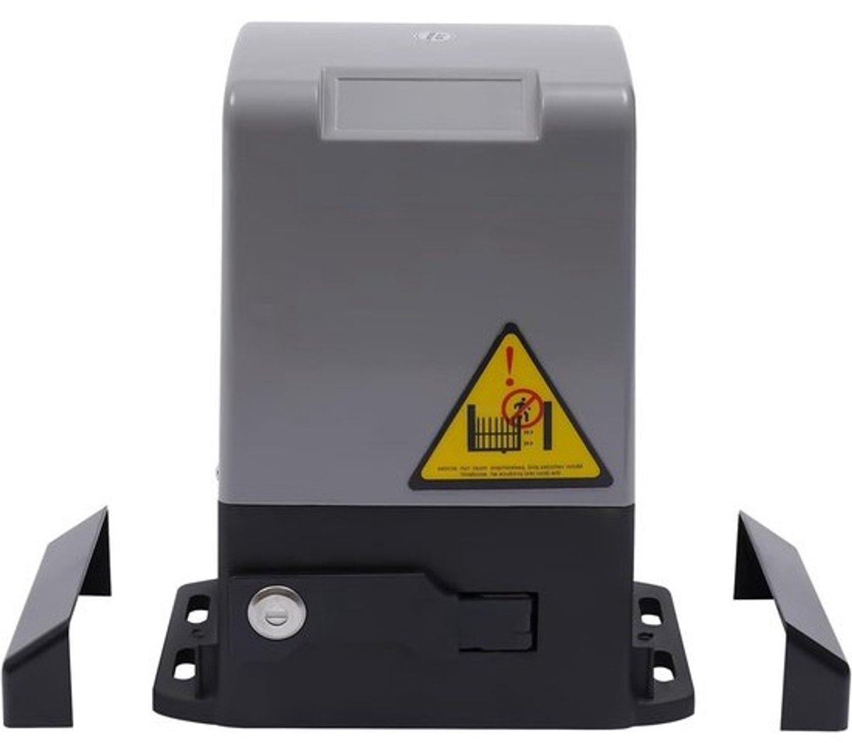 Schuifpoortopener - Poortopener Automatisch - Toegang Automatiseren - Inclusief Fotocellen - 600 kg - Grijs
