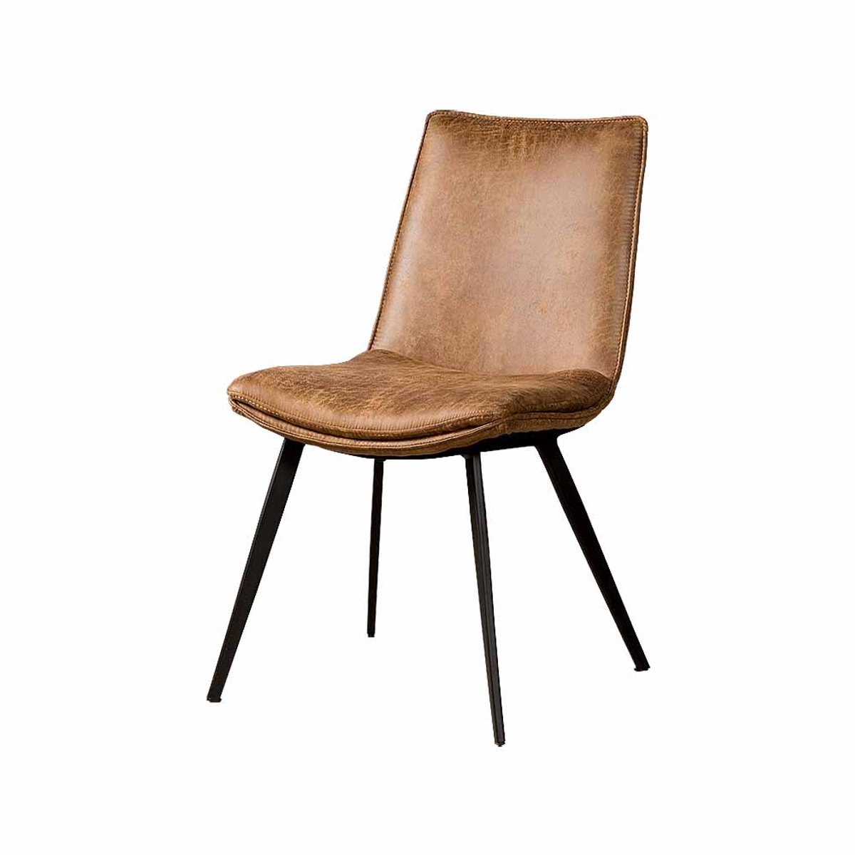Tower living Pamplona sidechair - fabric T-cognac