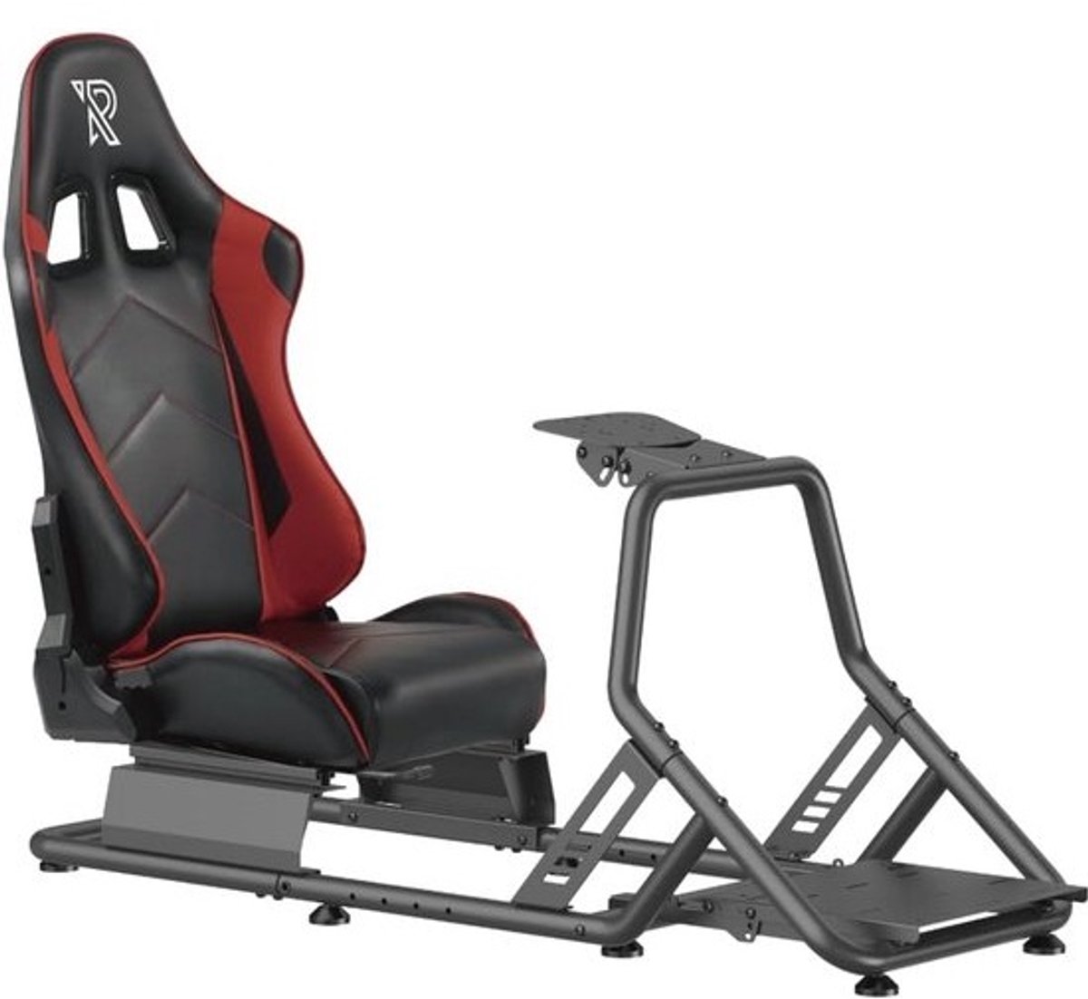 Racing Simulator Cockpit - Verstelbare Stoel met Stalen Frame voor Simracing - Geschikt voor Beginners en Professionals