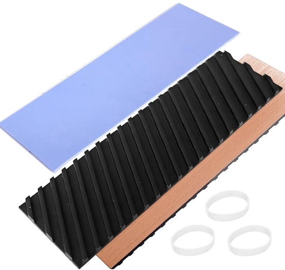 M.2 SSD Koellichaam 2280 Puur Koper met Grafeen Coating en Warmtekussen
