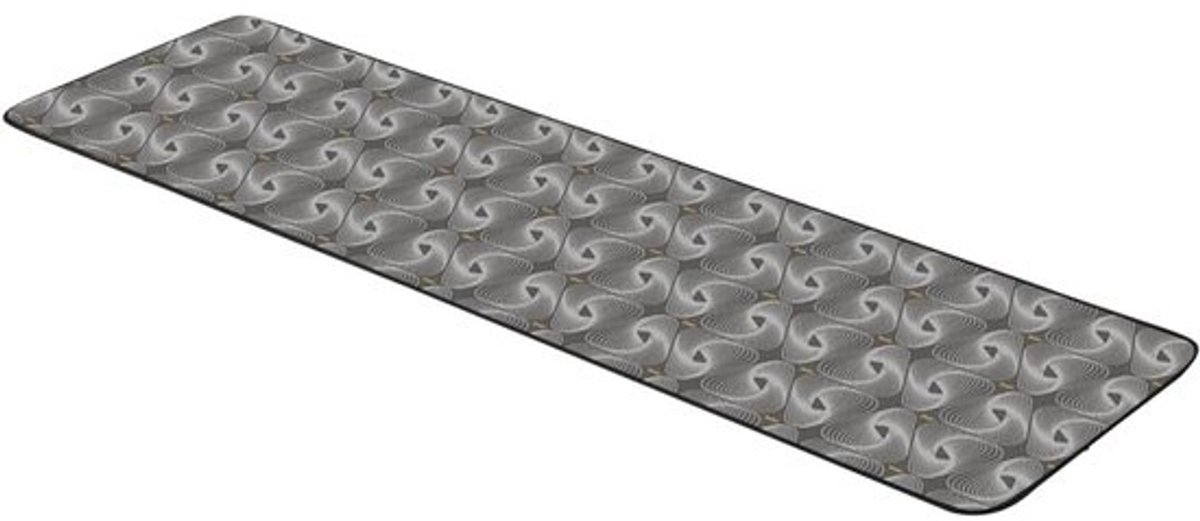 Isolatiemat - Campingmat Vochtwerend - Outdoor Kamperen - Aluminium Gecoate Onderkant - 190 x 55 cm - Grijs