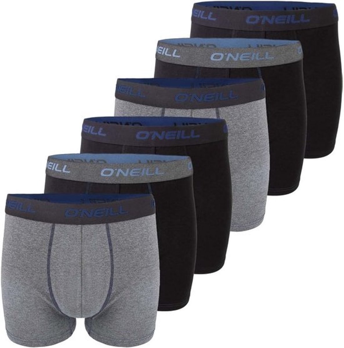 6-Pack Heren Boxershorts Katoen - Effen Basic Ondergoed Zonder Gulp
