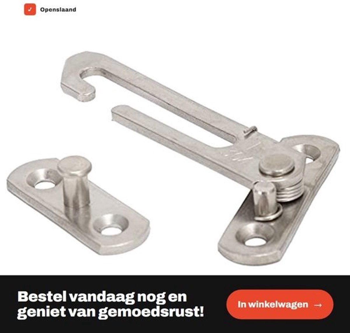 Dailygoods- Raambegrenzer Robuust - Raamvastzetter - Raamuitzetter thumbnail 3