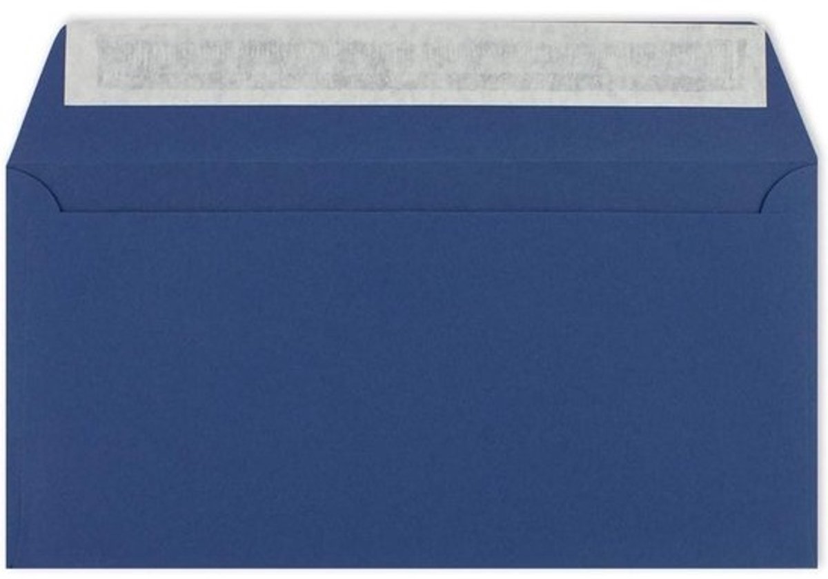 DIN Lang Enveloppen - Verzendmappen Brieven - Kaarten Versturen - Zelfklevende Sluiting - 1000 Stuks - Donkerblauw