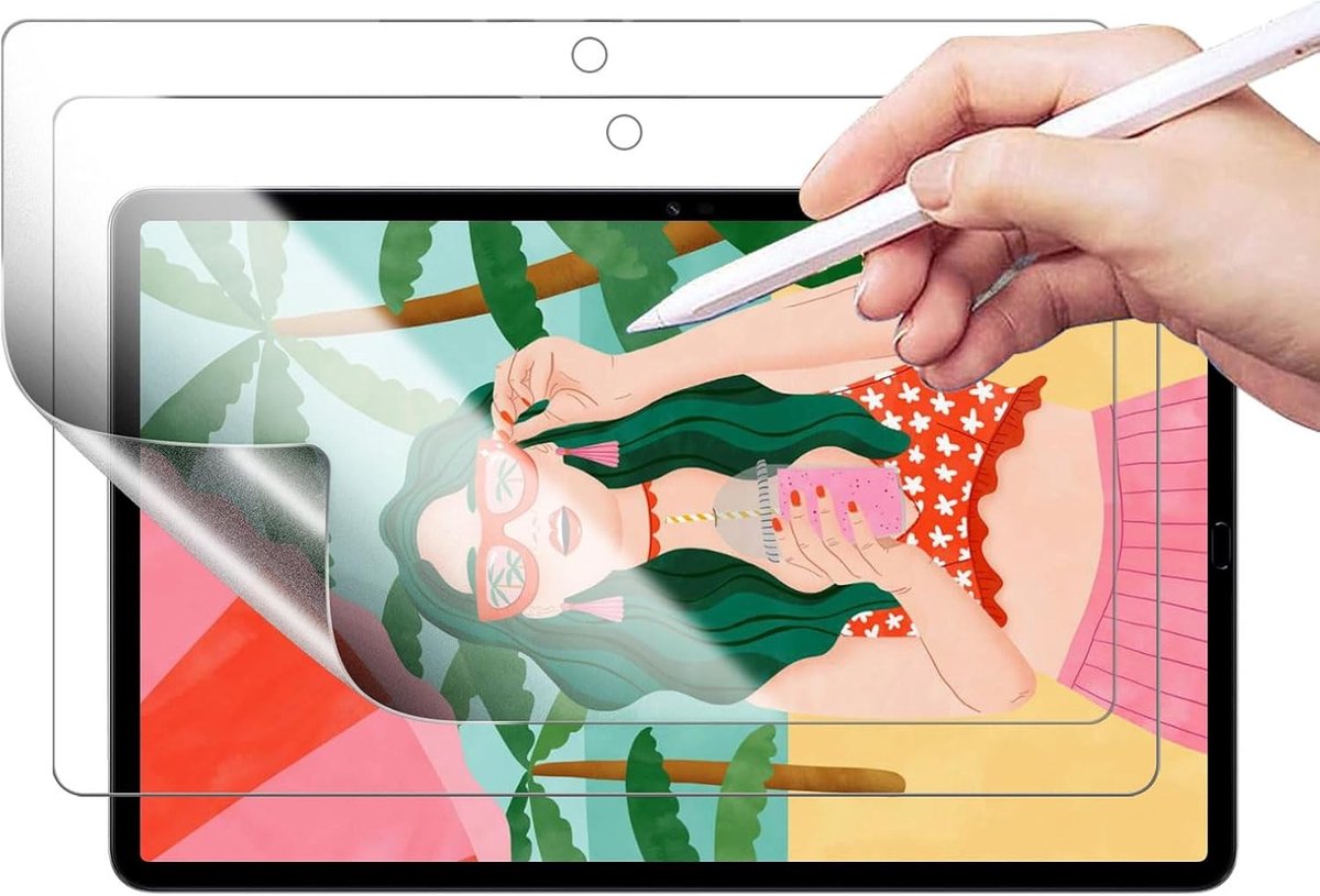 Beschermfolie voor OSCAL Pad60 en Pad70 - 10 inch Matte PET Film voor Tekeningen, Notities en Schrijfgemak, Antireflecterend en Vingerafdrukbestendig (2 Pack)