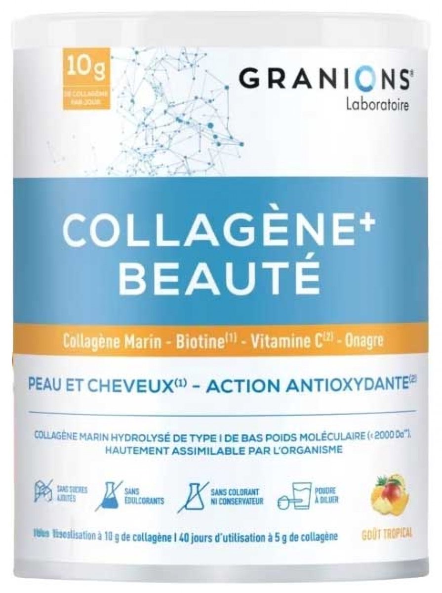 Granions Collagène+ Schoonheid 215 g (Smaak : Tropisch)
